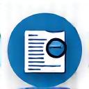 Symbol für Analyse und Untersuchung